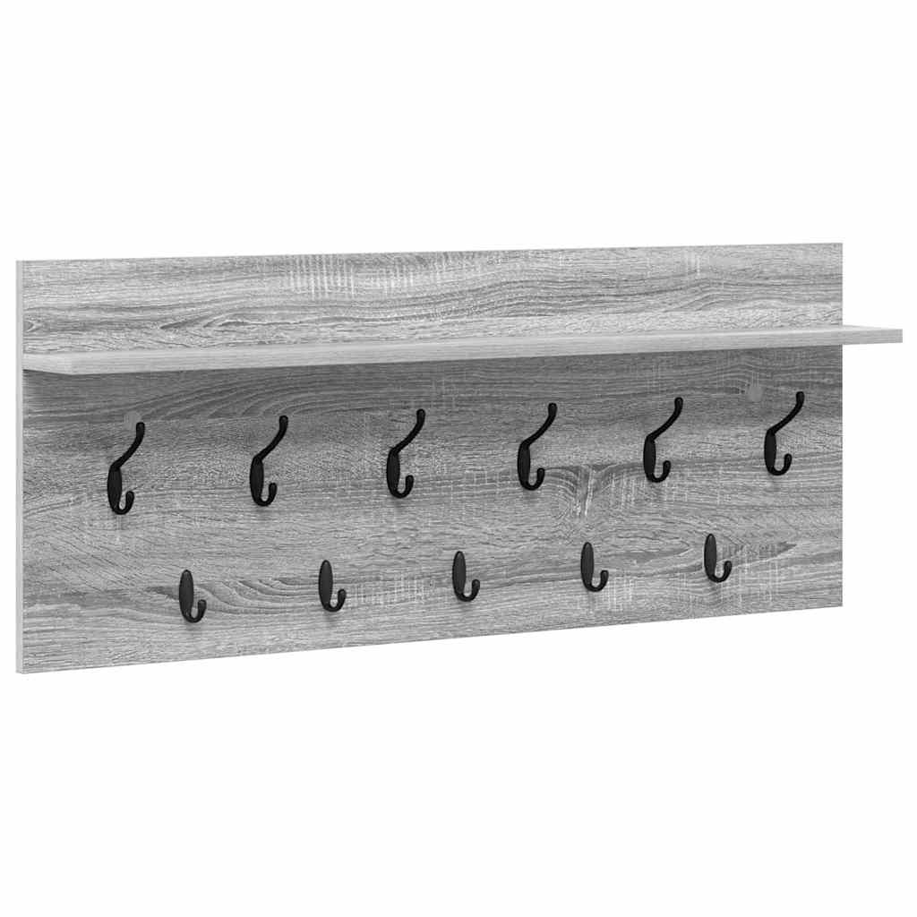 Prikabinamas paltas su lentyna Pilkas Sonoma 100 x 40 x 12 cm
