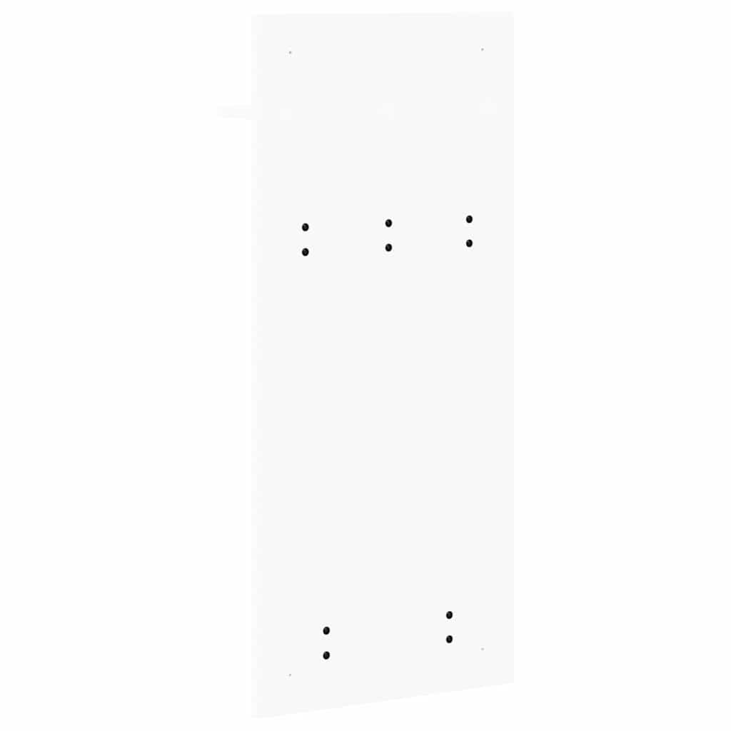 Coat rack White 40 x 10 x 90 cm Engineered wood