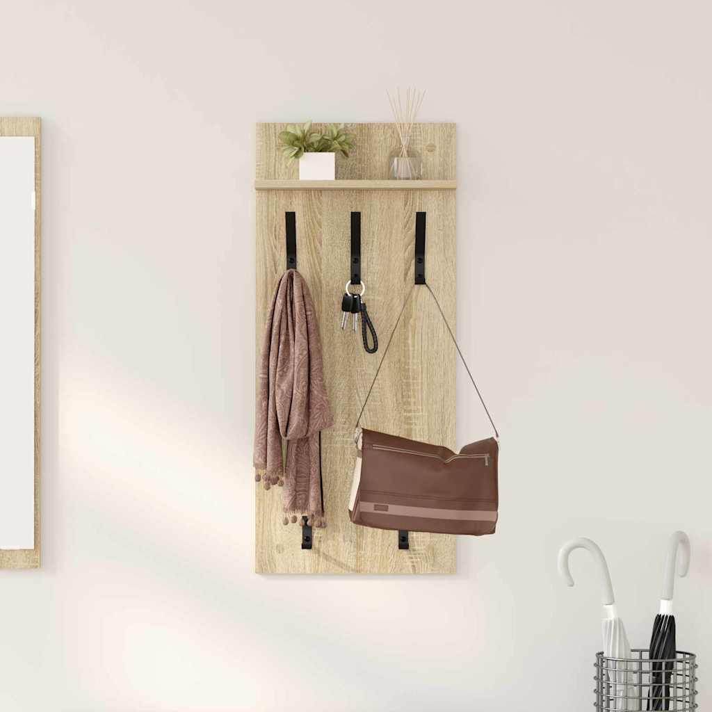 Prikabinamas paltas su lentyna Sonoma ąžuolas 40 x 10 x 90 cm