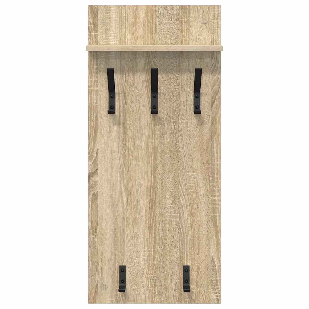 Prikabinamas paltas su lentyna Sonoma ąžuolas 40 x 10 x 90 cm