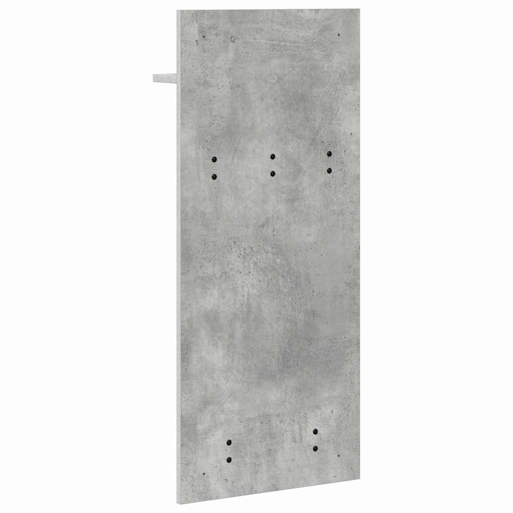 Prikabinamas paltas su lentyna Betono pilka 40 x 10 x 90 cm