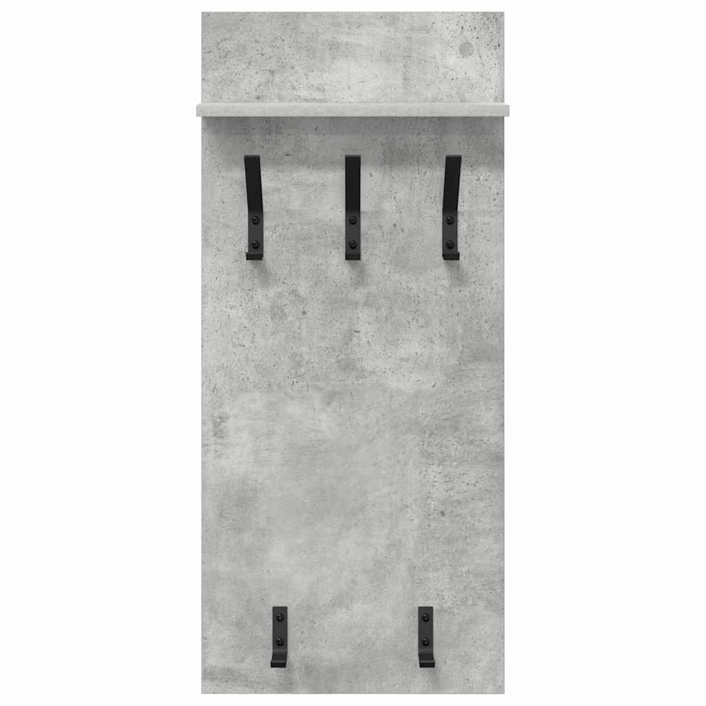Prikabinamas paltas su lentyna Betono pilka 40 x 10 x 90 cm