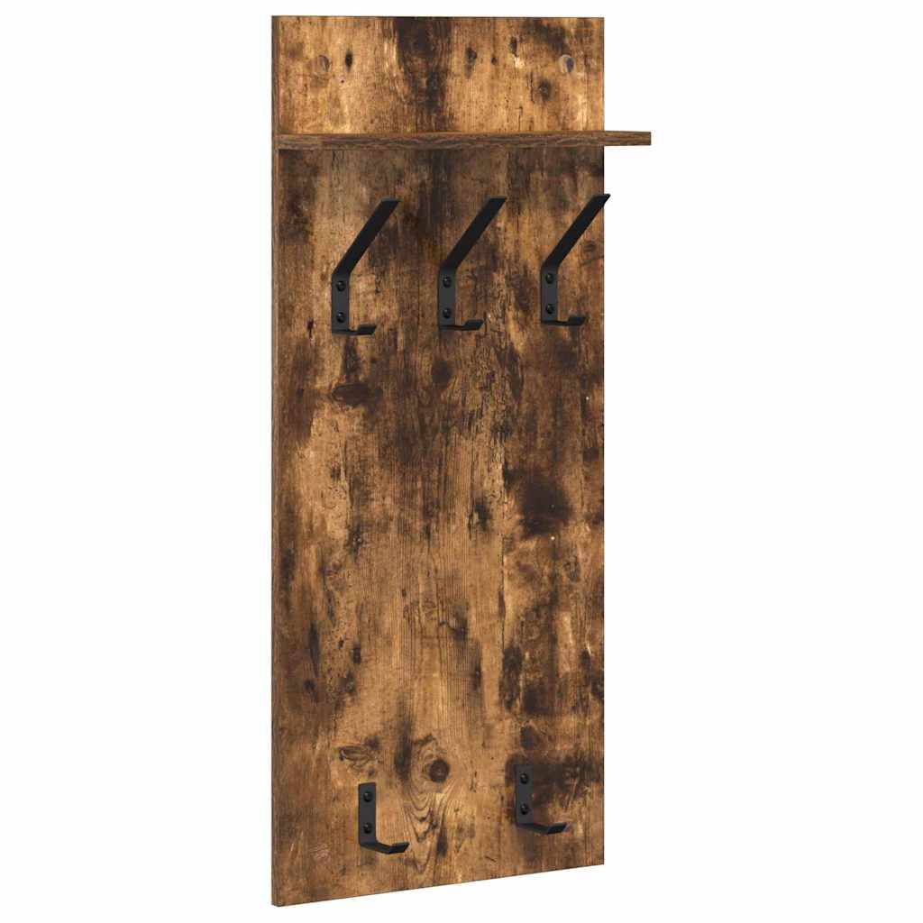 Prikabinamas paltas su lentyna Rūkyta ąžuolas 40 x 10 x 90 cm