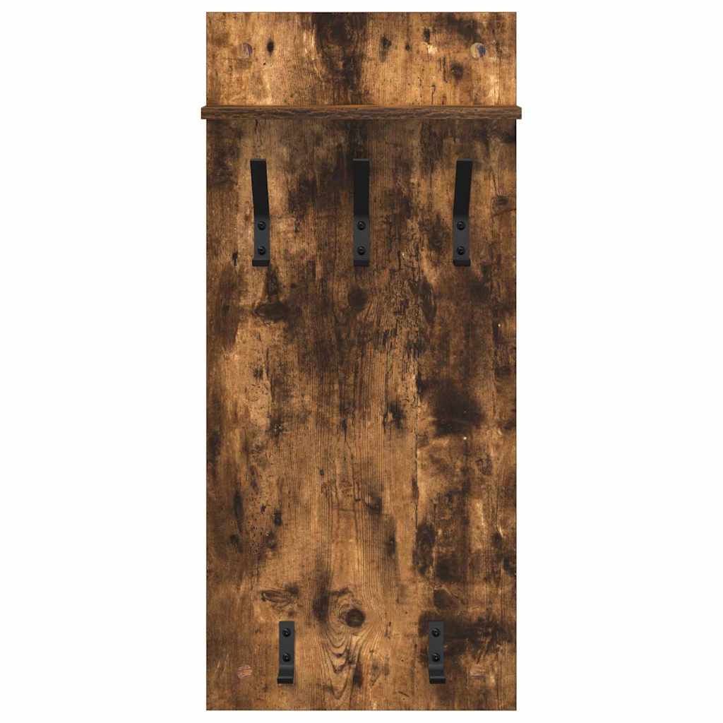 Prikabinamas paltas su lentyna Rūkyta ąžuolas 40 x 10 x 90 cm