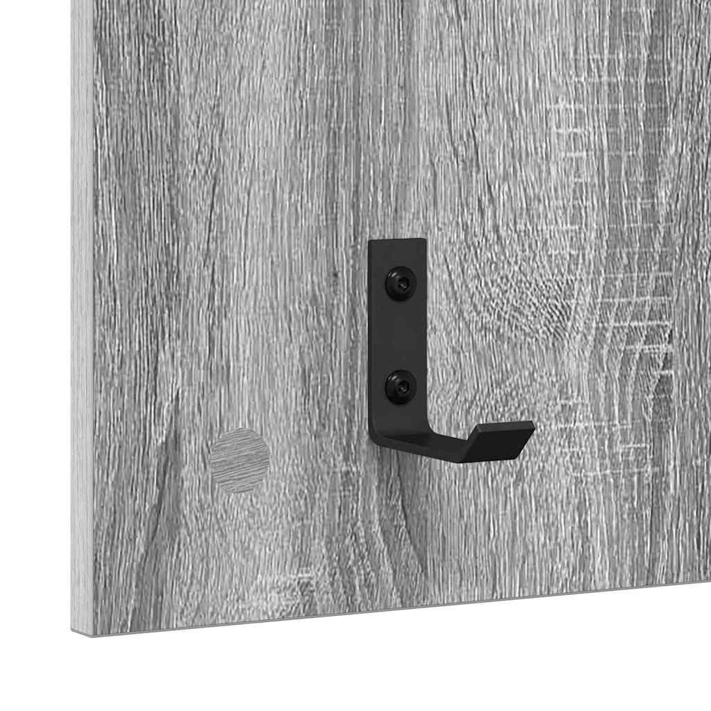 Prikabinamas paltas su lentyna Pilkas Sonoma 40 x 10 x 90 cm