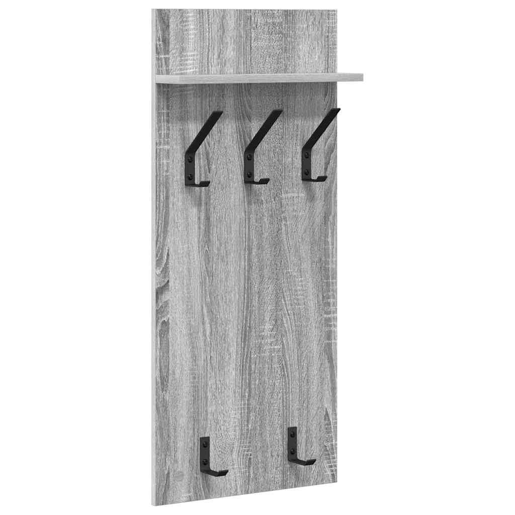 Prikabinamas paltas su lentyna Pilkas Sonoma 40 x 10 x 90 cm