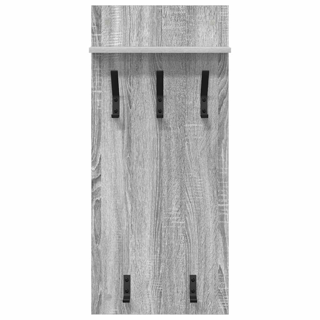 Prikabinamas paltas su lentyna Pilkas Sonoma 40 x 10 x 90 cm