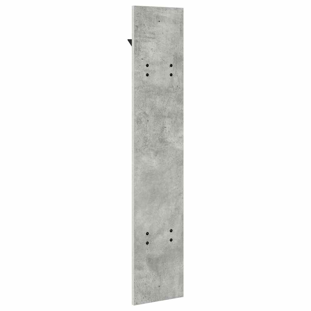Prikabinamas paltas su saugykla Betono pilka 20 x 1,5 x 100 cm