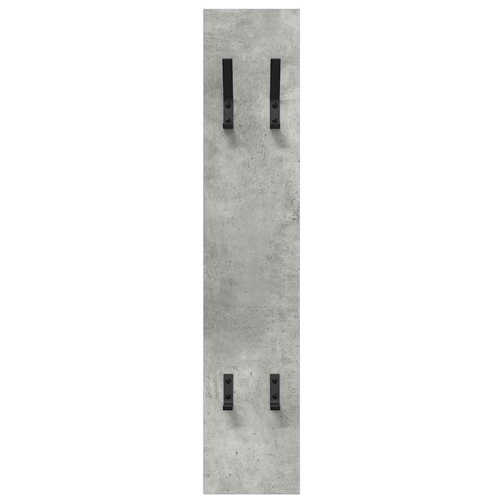 Prikabinamas paltas su saugykla Betono pilka 20 x 1,5 x 100 cm