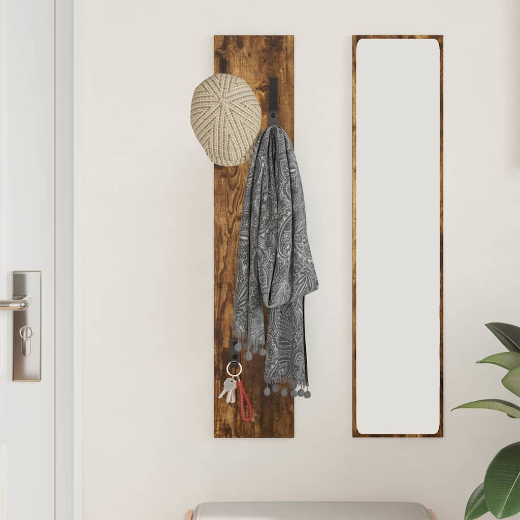Prikabinamas paltas Rūkyta ąžuolas 20 x 1,5 x 100 cm