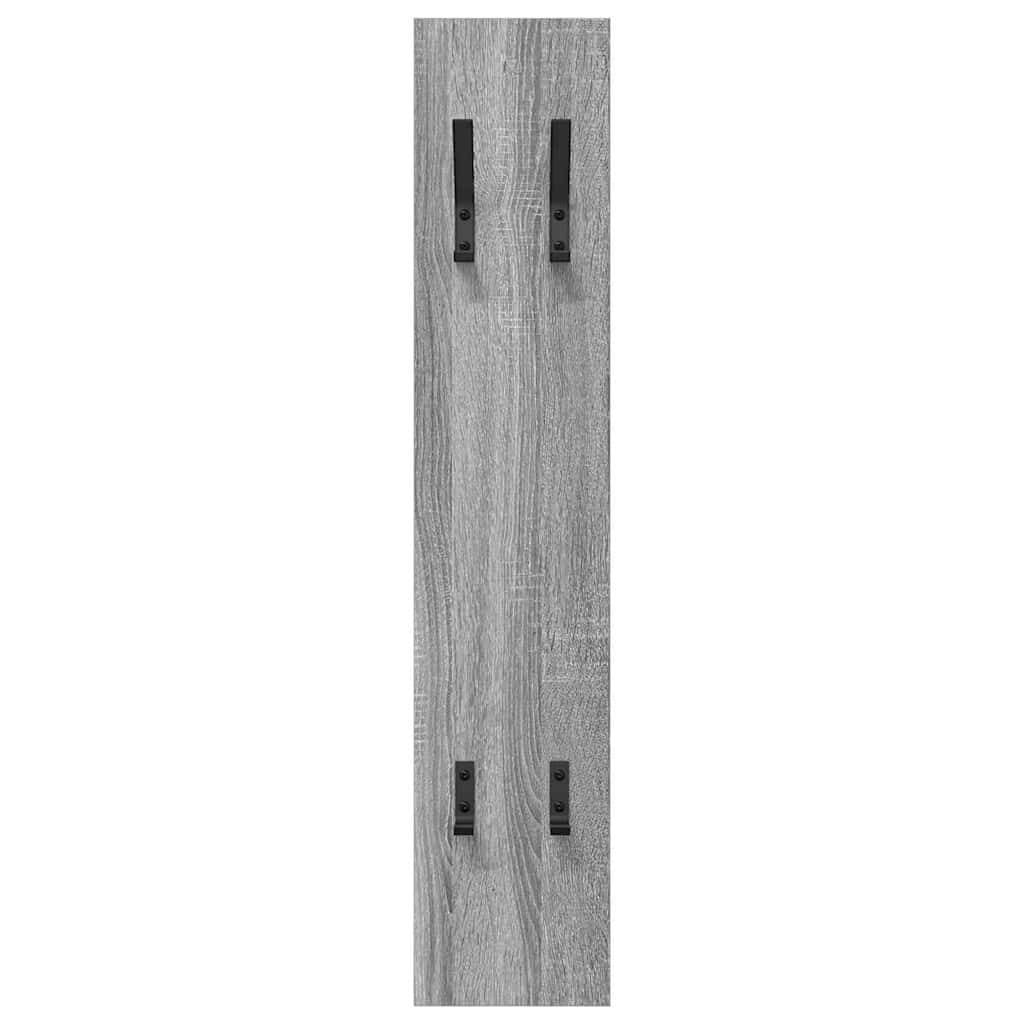 Prikabinamas paltas su saugykla Pilkas Sonoma 20 x 1,5 x 100 cm