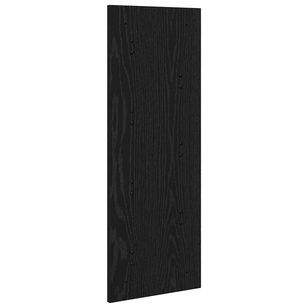 Prikabinamas paltas su saugykla Juodas ąžuolas 30 x 1,5 x 80 cm