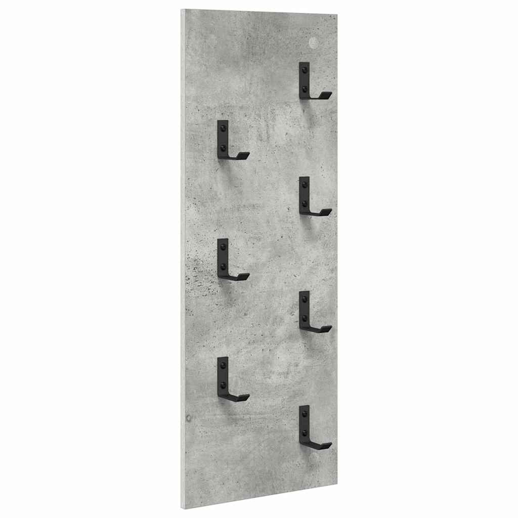 Prikabinamas paltas su saugykla Betono pilka 30 x 1,5 x 80 cm
