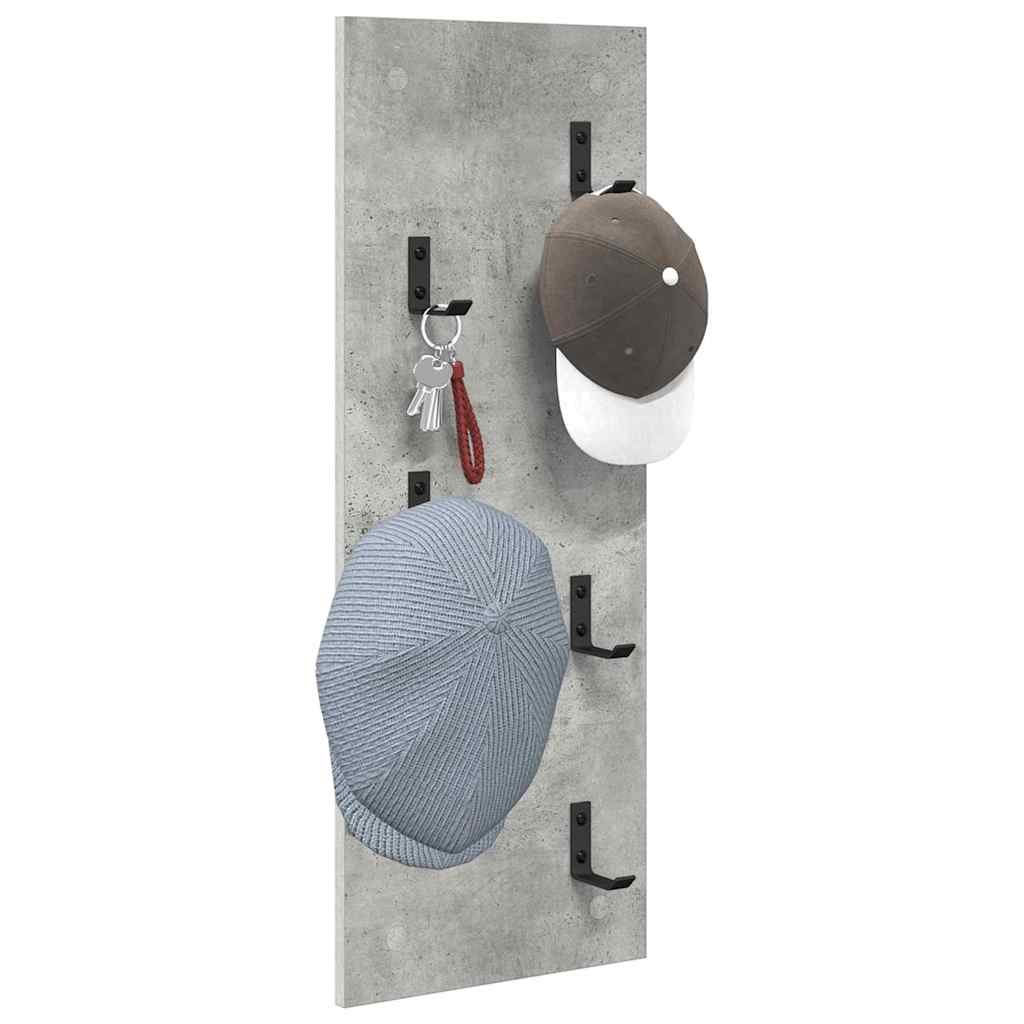 Prikabinamas paltas su saugykla Betono pilka 30 x 1,5 x 80 cm