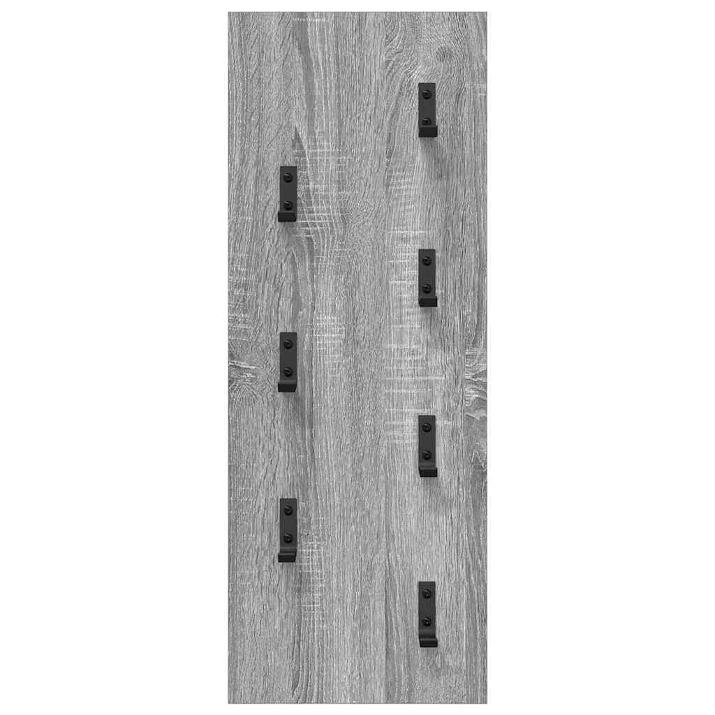 Prikabinamas paltas su saugykla Pilkas Sonoma 30 x 1,5 x 80 cm