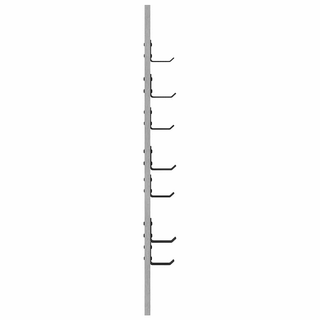 Prikabinamas paltas su saugykla Pilkas Sonoma 30 x 1,5 x 80 cm