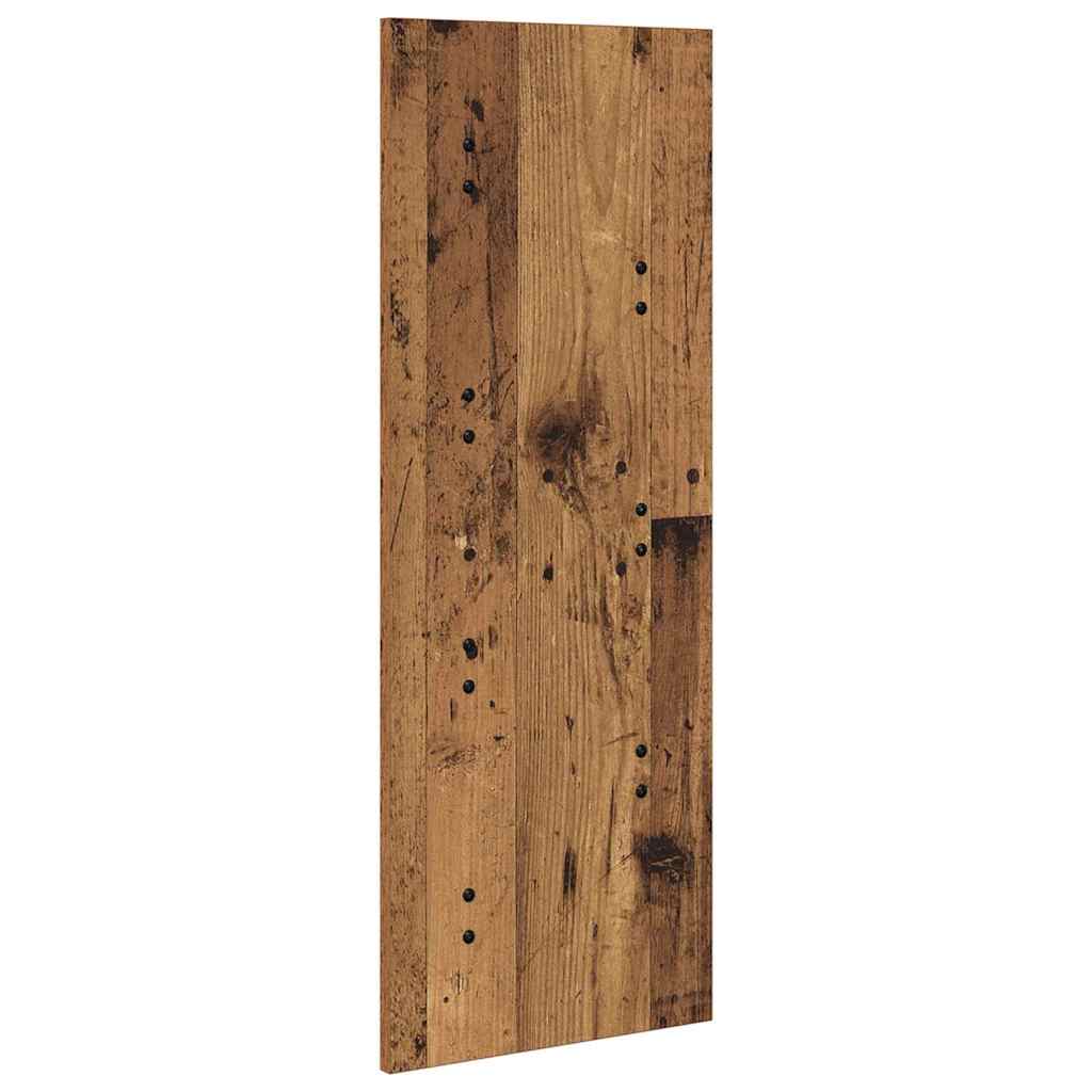 Hanging Coat Rack with Storage Old Wood 30 x 1.5 x 80 cm