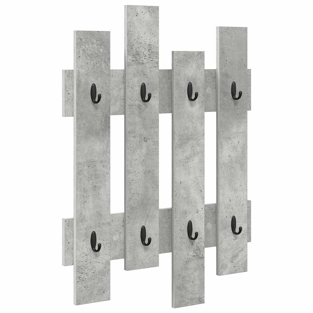 Prikabinamas paltas su saugykla Betono pilka 60 x 3 x 82 cm