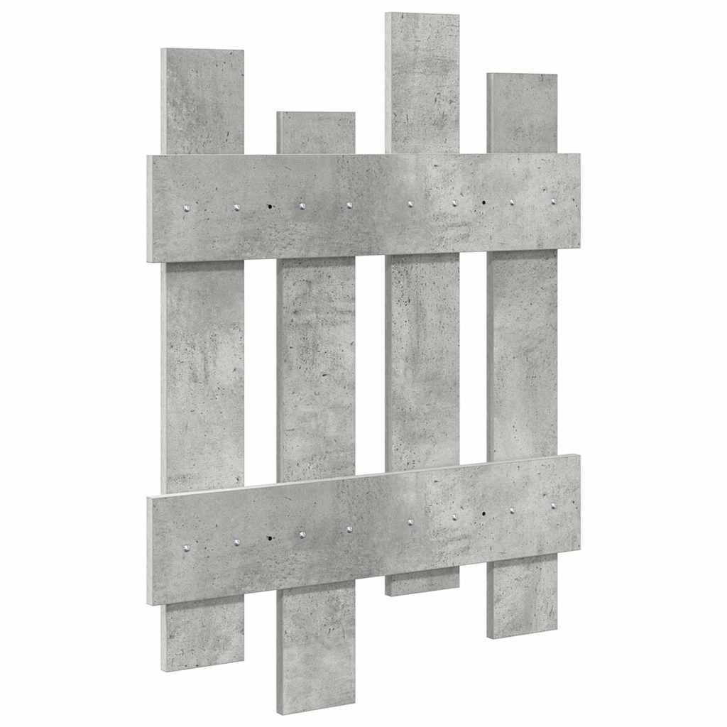 Prikabinamas paltas su saugykla Betono pilka 60 x 3 x 82 cm