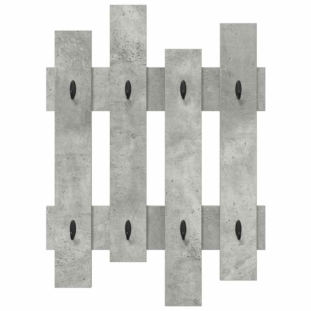 Prikabinamas paltas su saugykla Betono pilka 60 x 3 x 82 cm
