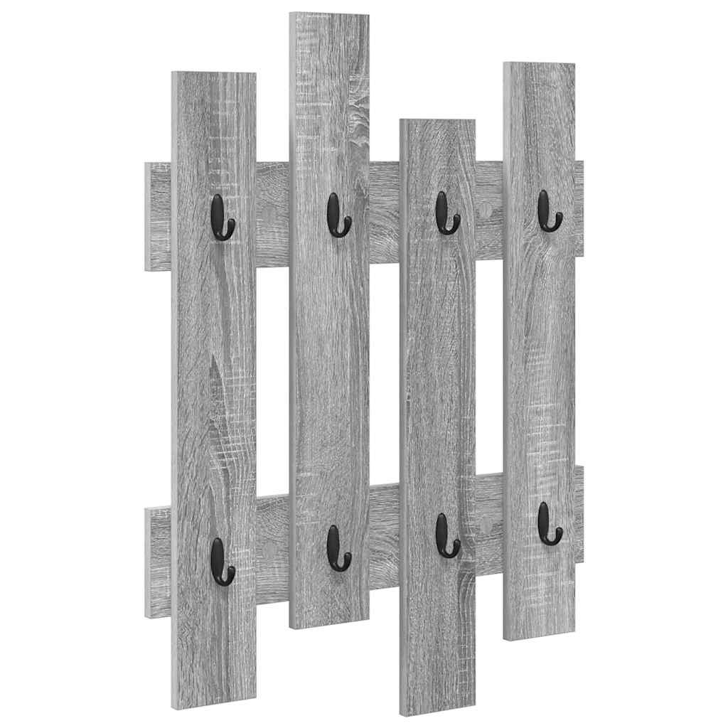Prikabinamas paltas su saugykla Pilkas Sonoma 60 x 3 x 82 cm