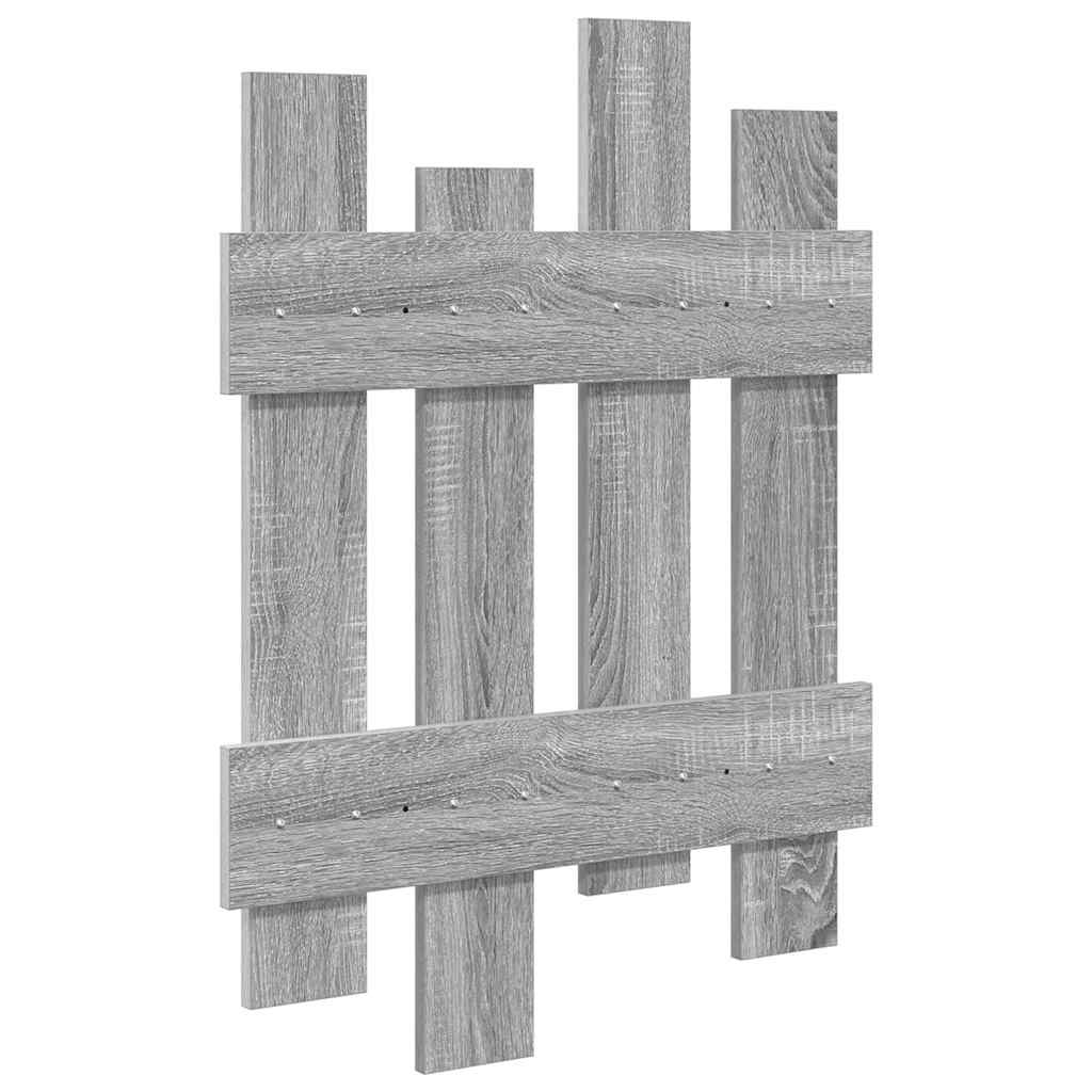 Prikabinamas paltas su saugykla Pilkas Sonoma 60 x 3 x 82 cm