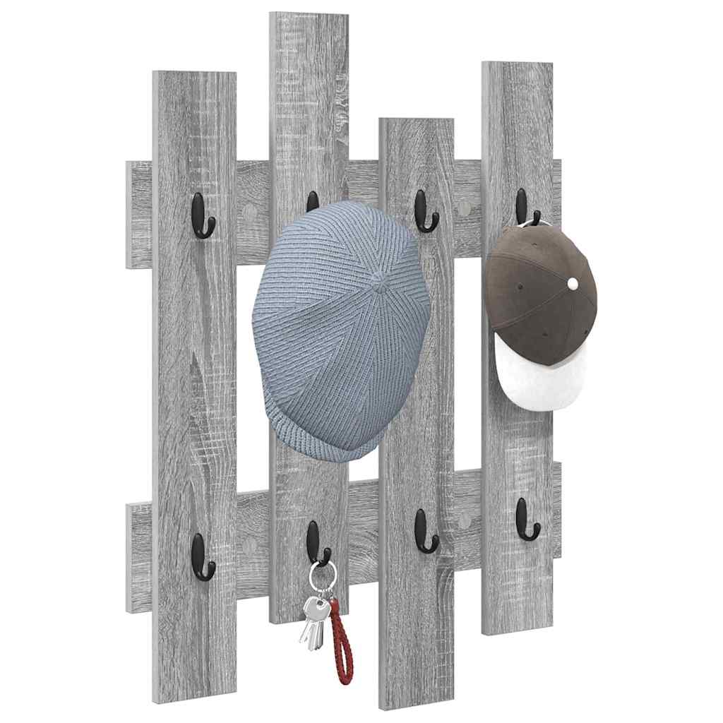 Prikabinamas paltas su saugykla Pilkas Sonoma 60 x 3 x 82 cm