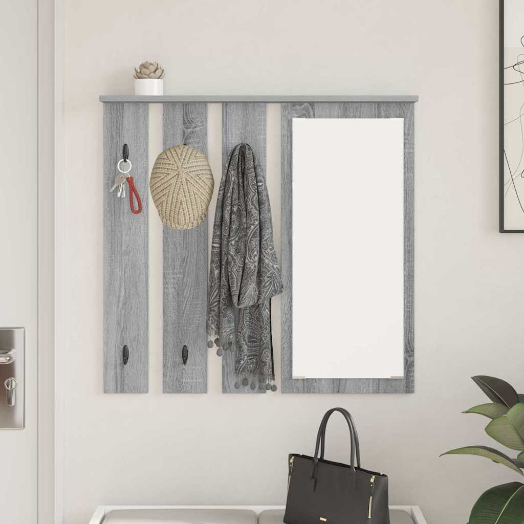 Prikabinamas paltas Pilka sonoma ąžuolo 84 x 10 x 80 cm