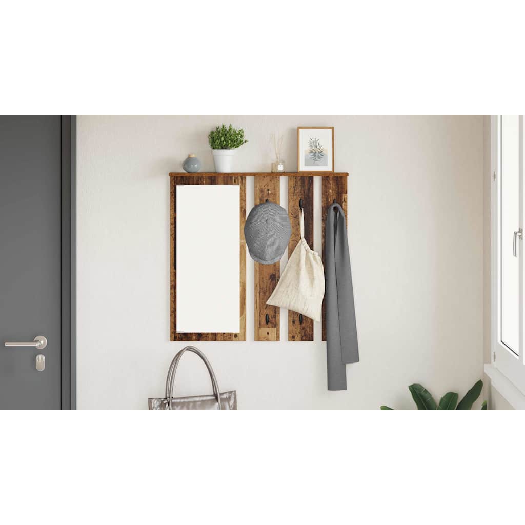 Prikabinamas paltas su lentyna Sena mediena 84 x 10 x 80 cm