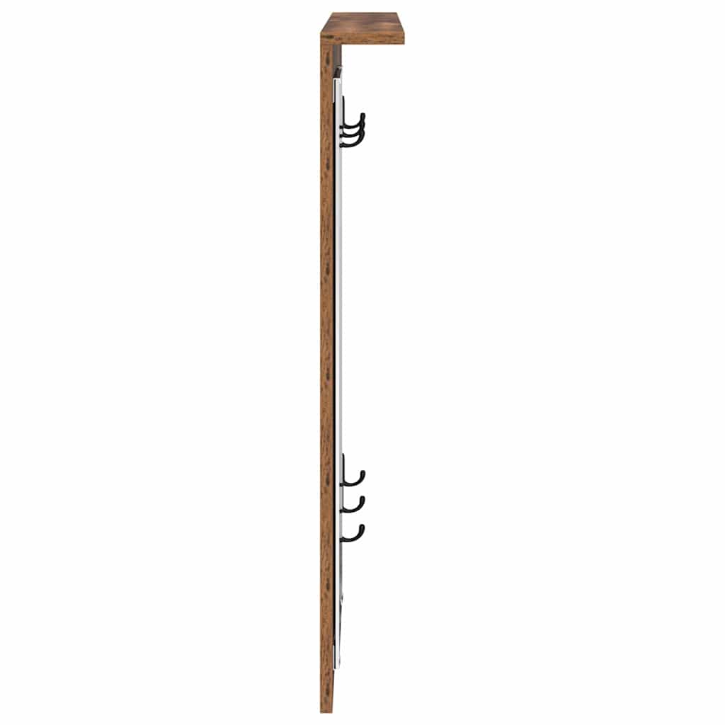 Prikabinamas paltas su lentyna Sena mediena 84 x 10 x 80 cm