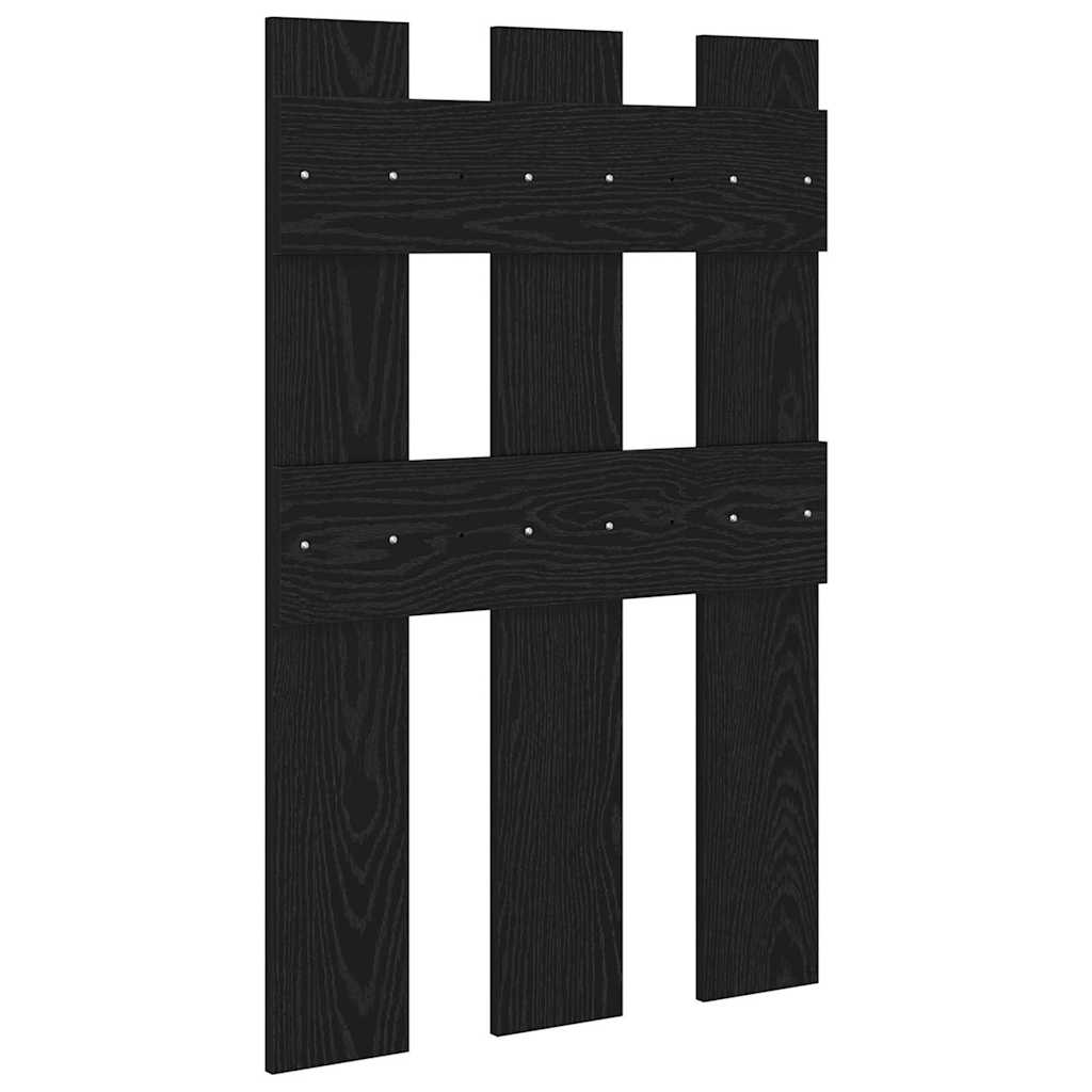 Prikabinamas paltas su saugykla Juodas ąžuolas 65 x 3 x 100 cm