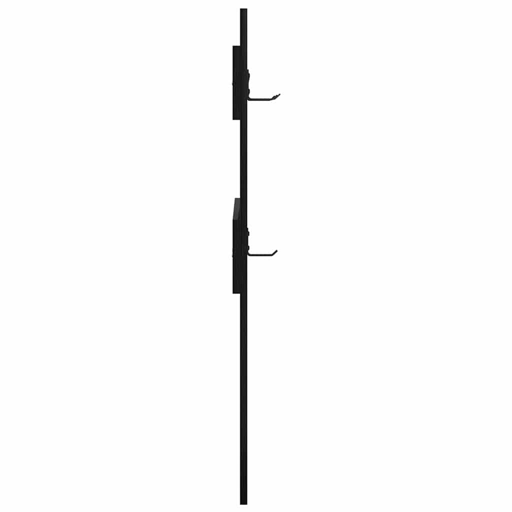 Prikabinamas paltas su saugykla Juodas ąžuolas 65 x 3 x 100 cm