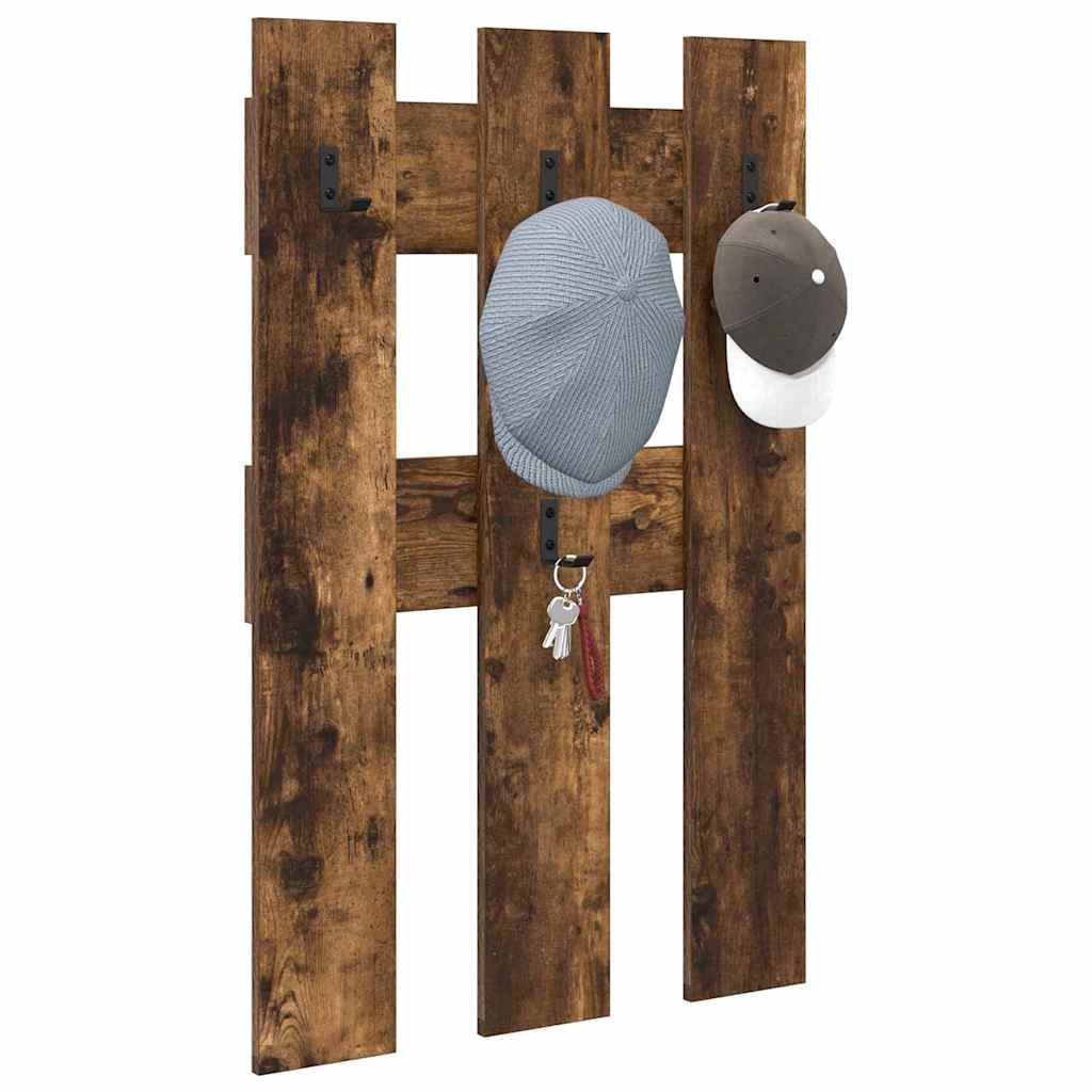 Prikabinamas paltas su saugykla Rūkyta ąžuolas 65 x 3 x 100 cm