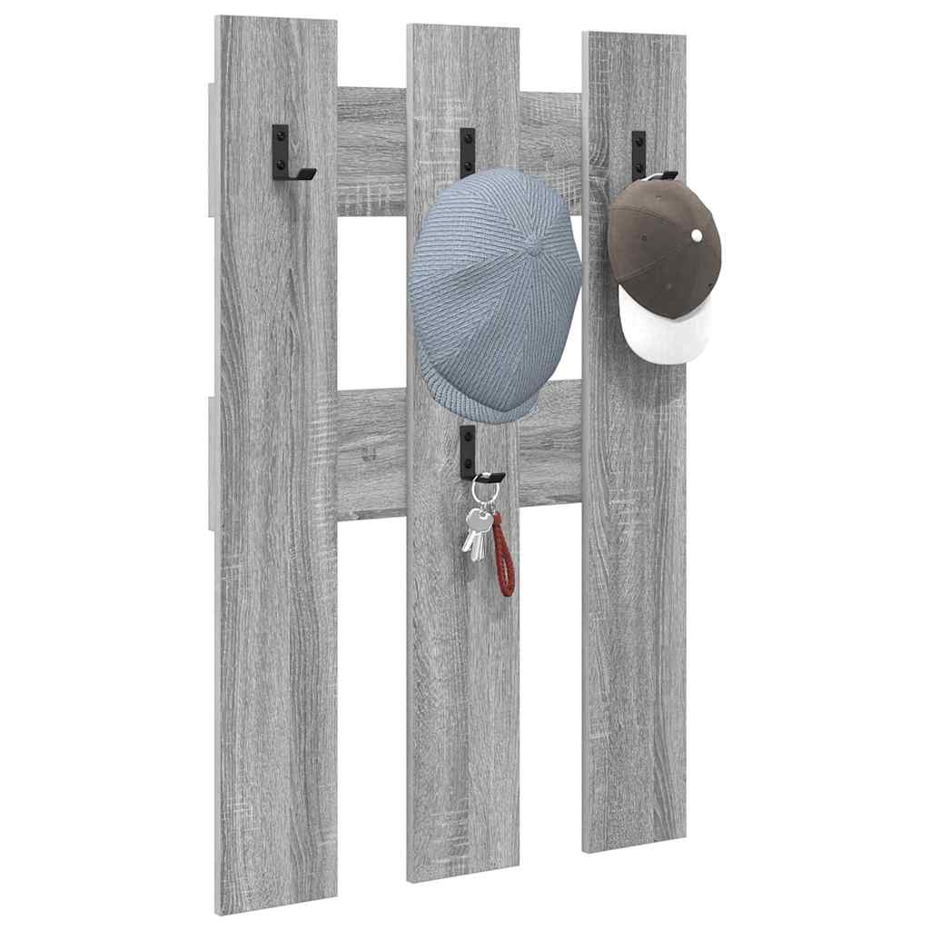 Prikabinamas paltas su saugykla Pilkas Sonoma 65 x 3 x 100 cm