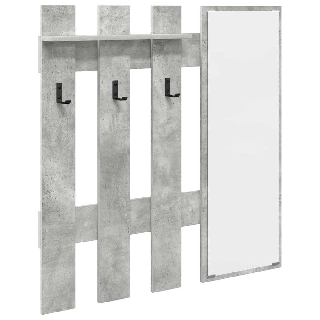 Prikabinamas paltas su saugykla Betono pilka 100 x 10 x 100 cm