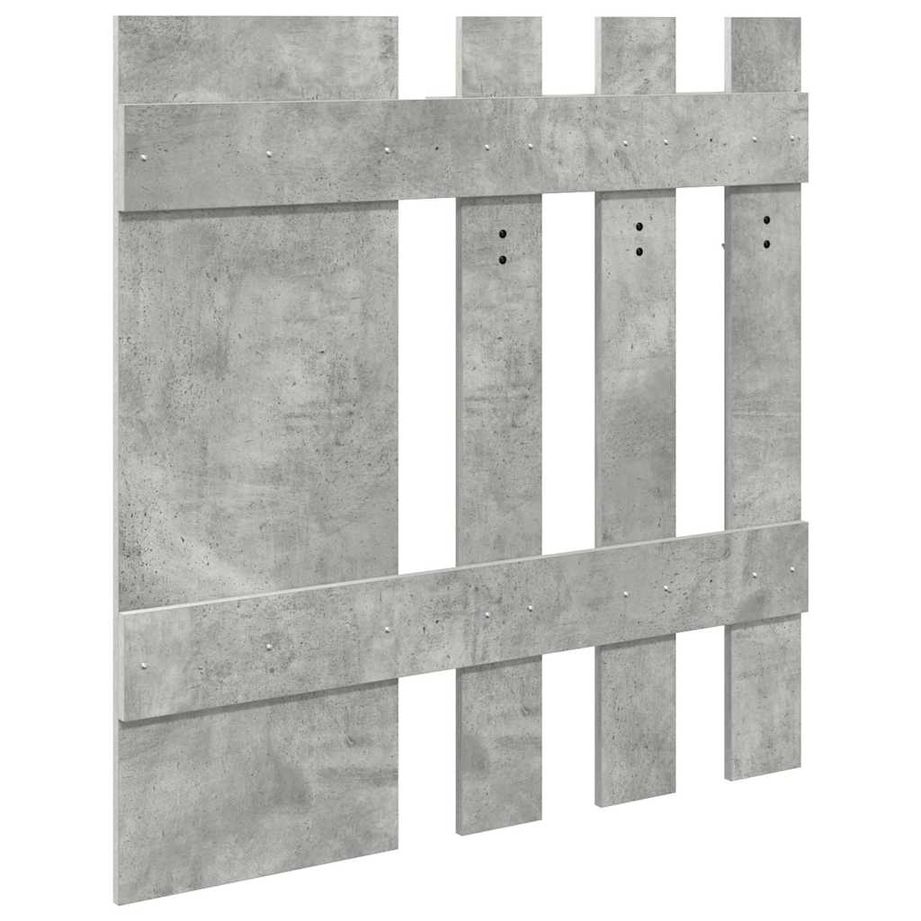 Prikabinamas paltas su saugykla Betono pilka 100 x 10 x 100 cm