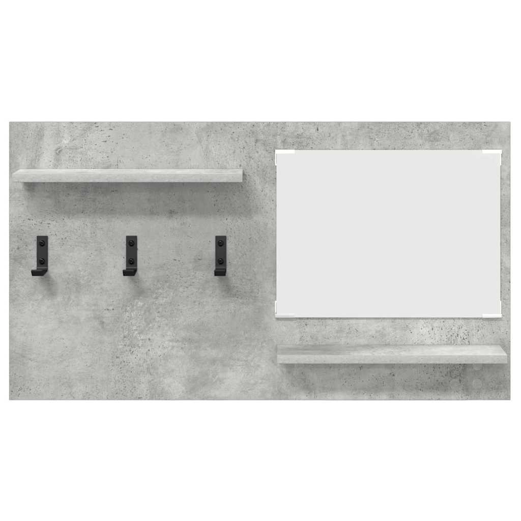 Prikabinamas paltas su lentyna Betono pilka 90 x 10 x 50 cm