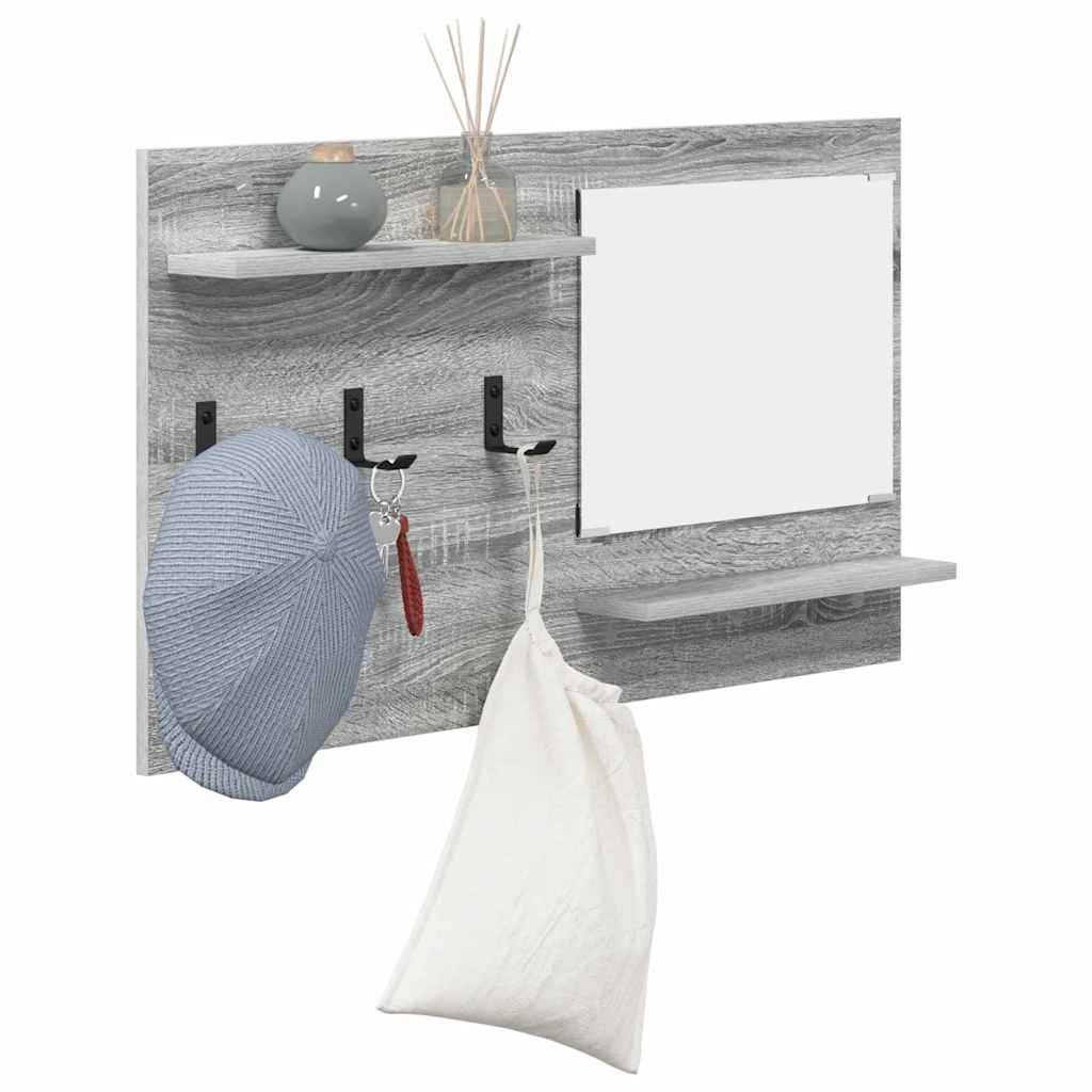 Prikabinamas paltas su lentyna Pilkas Sonoma 90 x 10 x 50 cm