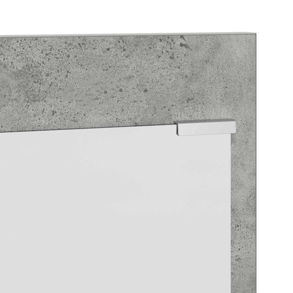 Prikabinamas paltas su lentyna Betono pilka 70 x 10 x 90 cm