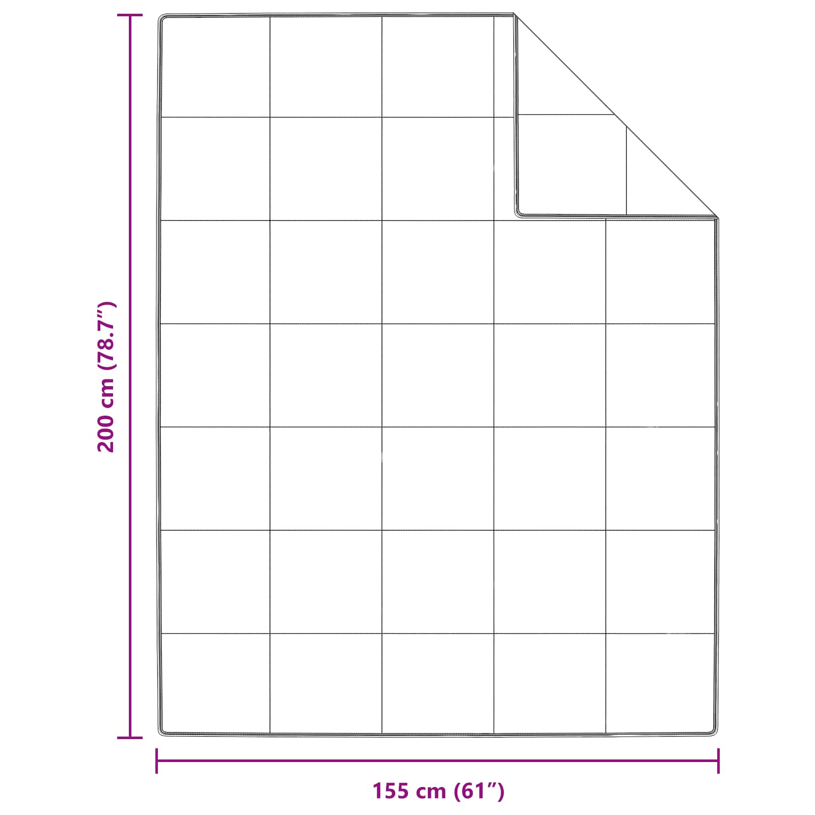 Žiemos antklodė su pagalve 2 pcs Balta Plunksna