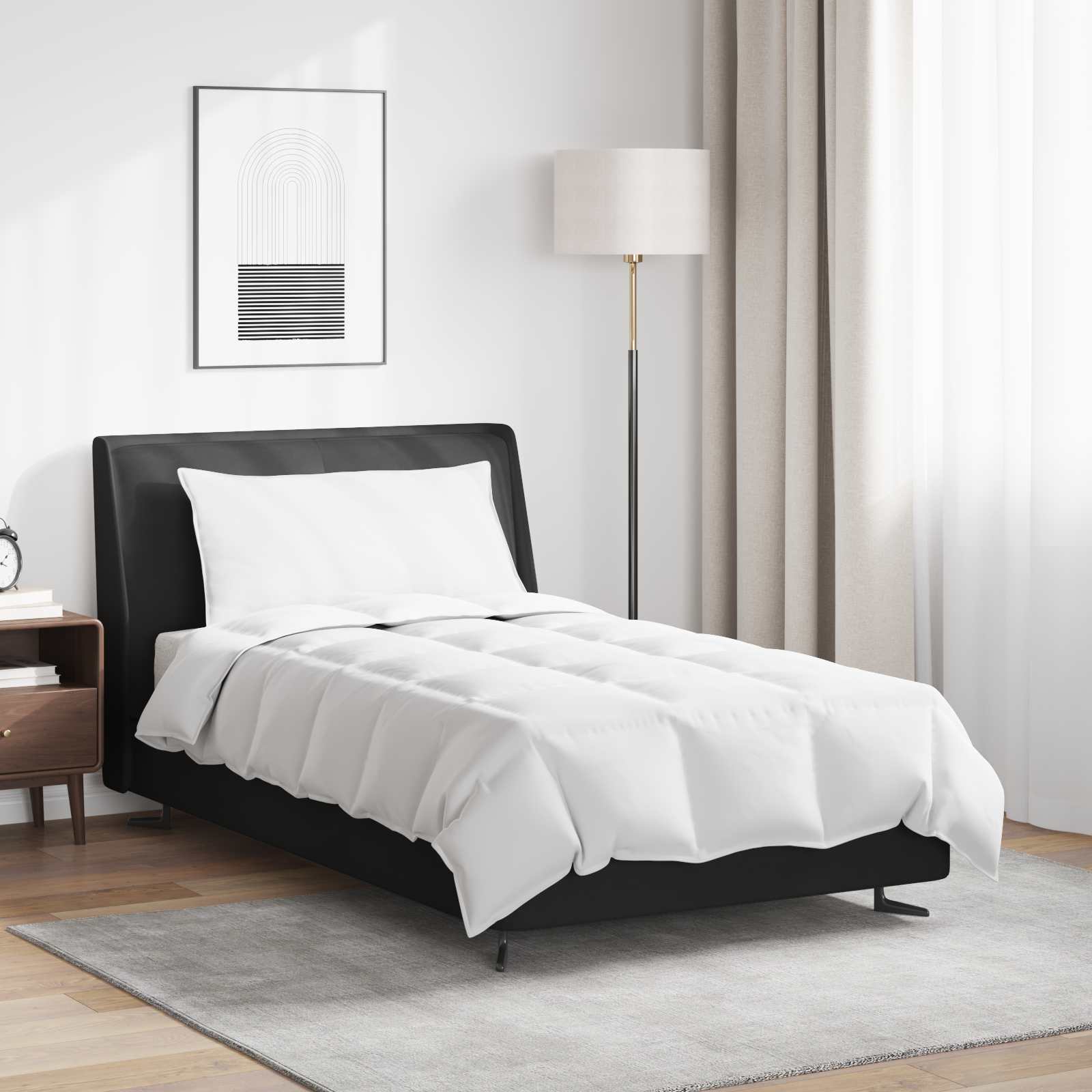 Summer Duvet and Pillow 2 pcs White Feather