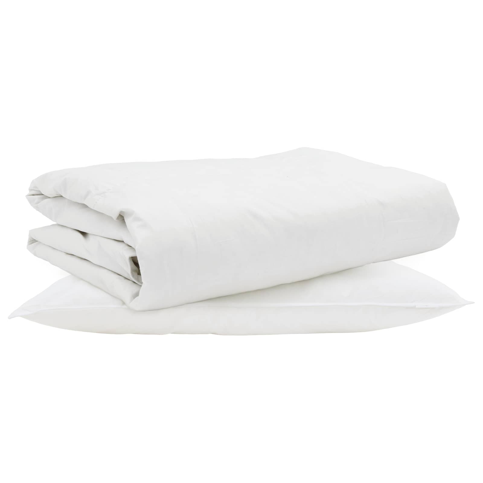 Vasaros antklodė su pagalve 2 pcs Balta Plunksna