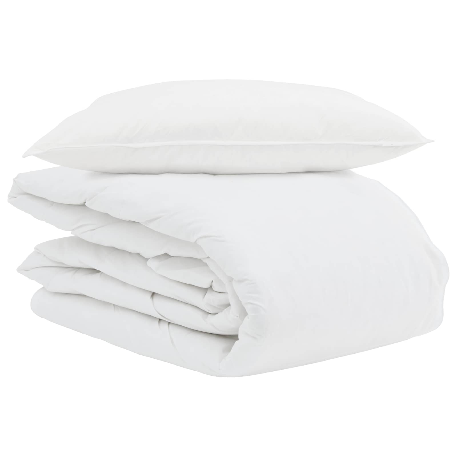 Summer Duvet and Pillow 2 pcs White Feather