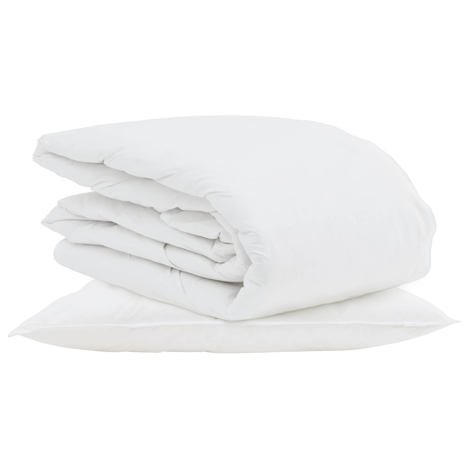 Summer Duvet and Pillow 2 pcs White Feather