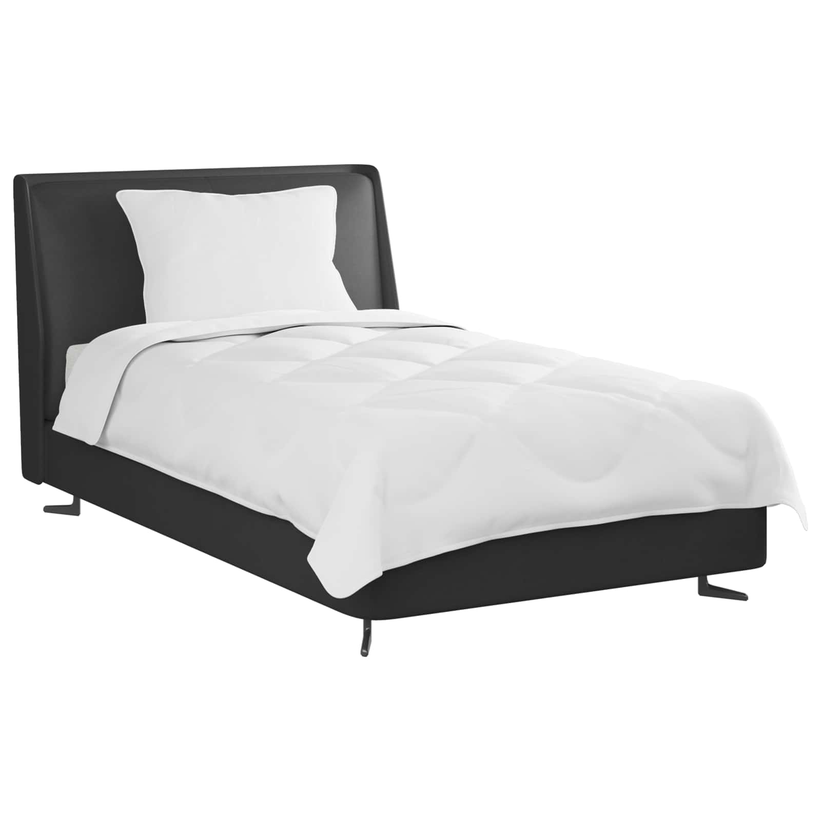 Antklodė su pagalve 2 pcs Balta Mikropluoštas