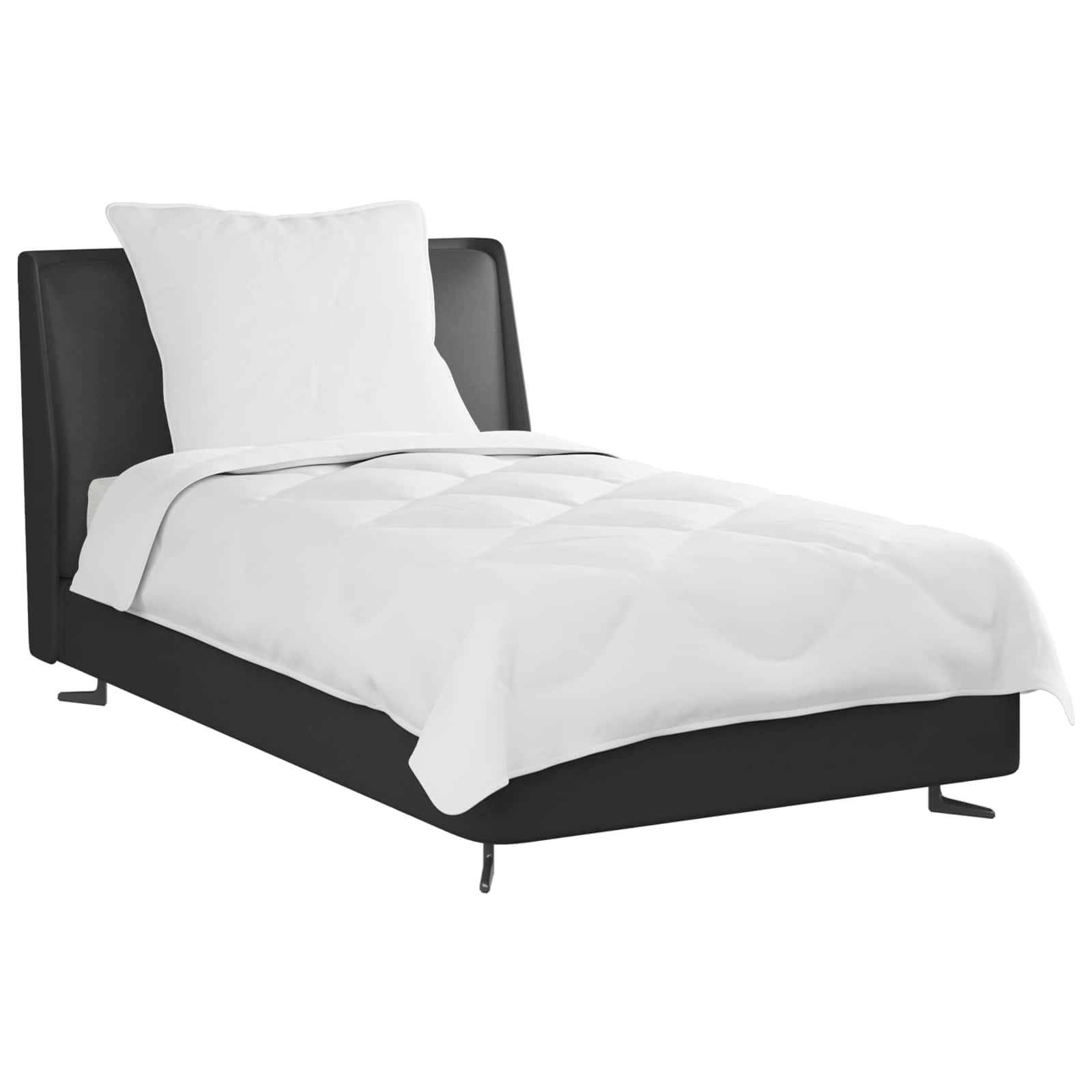 Antklodė su pagalve 2 pcs Balta Mikropluoštas