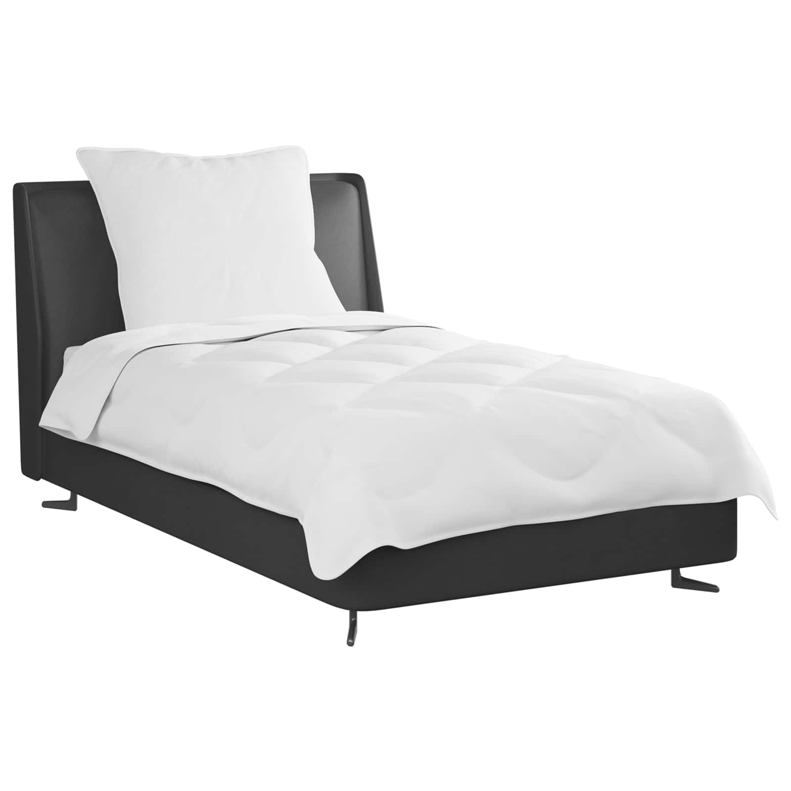 Antklodė su pagalve 2 pcs Balta Mikropluoštas