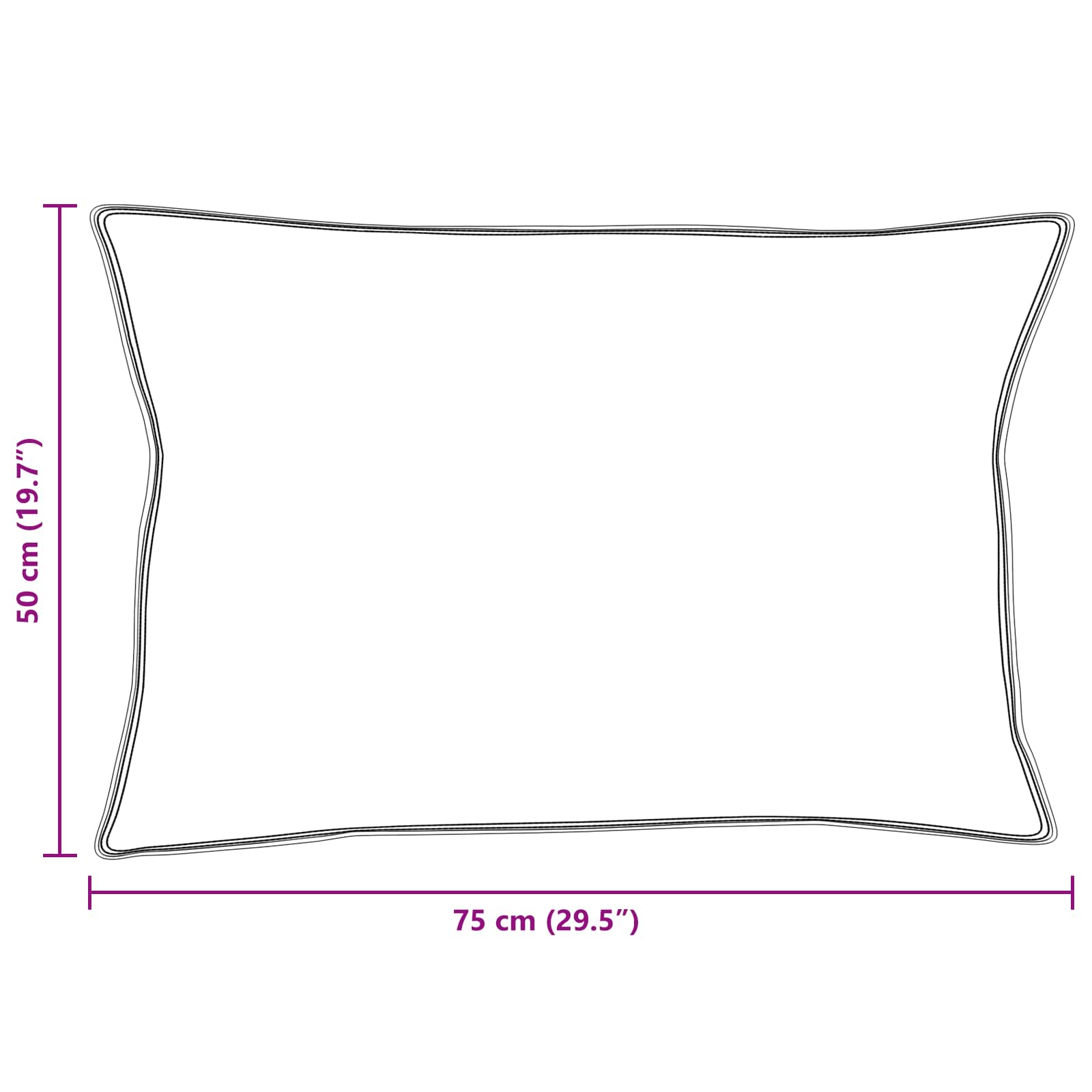 Antklodė su pagalve 2 pcs Balta Mikropluoštas