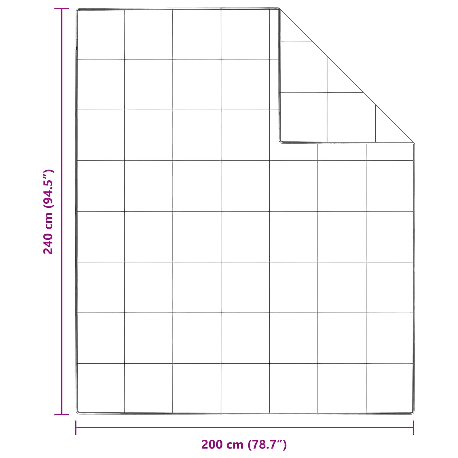 Žiemos antklodė su pagalve 3 pcs Balta Plunksna
