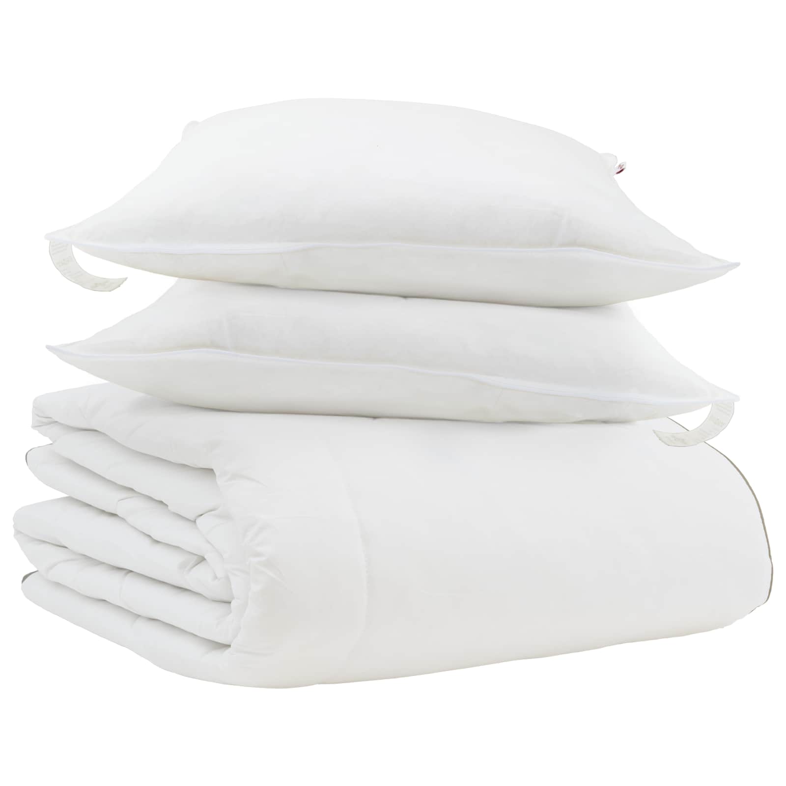 Žiemos antklodė su pagalve 3 pcs Balta Plunksna